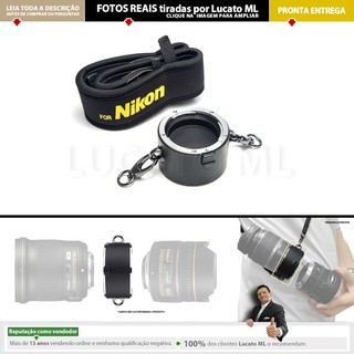 Porta Lentes 2x1 Tiracolo Para Duas Lentes Nikon AF e/ou AFs