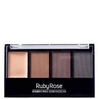 Paleta para Sobrancelha Ruby Rose Hb 9354 3 Cores e Primer