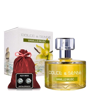 Perfume Dolce & Sense Vanille/musc Paris Elysees + Brinde