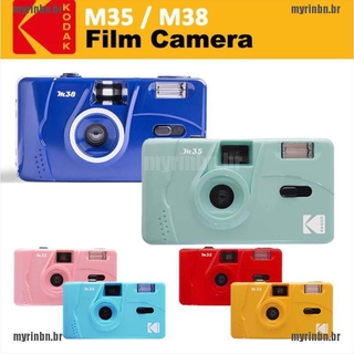 [Novo]-Kodak Vintage Retro M35 35mm Câmera De Filme Reutilizável Rosa Verde Amarelo (1)