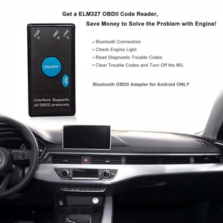 1PC Eml327 V1.5 Bluetooth Obd2 Code Reader Car Diagnostic Tool Adapter Elm327 Interruptor De Alimentação Do Carro Scanner De Diagnóstico