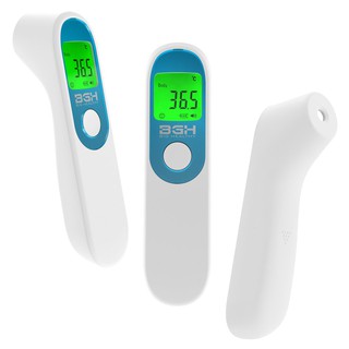 Termômetro Infravermelho de Testa de ABS sem Contato com Infravermelho/Visor de LCD Digital para Crianças e Adultos (9)