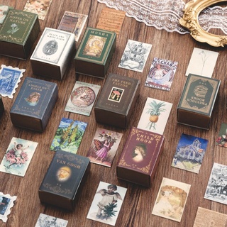 100 PCS/lot Vintage Journaling Supplies Scrapbook Paper for Decorative Scrapbooking Journal (1)