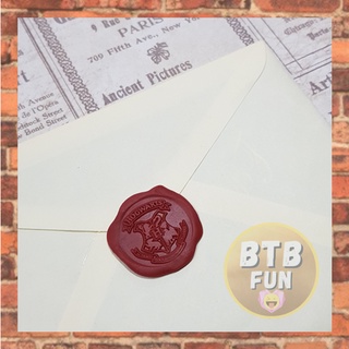 Kit 5 selos de carta Harry Potter para convites - com fita dupla face