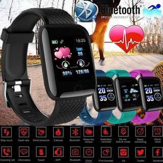 Smart Watch Esportivo Fitness Colorido À Prova D 'Água 116 Plus Com Tela Colorida / Frequência Cardíaca / Pressão Arterial