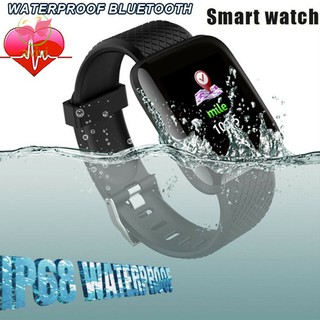 Smartwatch 116 Plus Tela Colorida À Prova D 'Água Com Monitor De Frequência Cardíaca / Pressão Arterial (8)