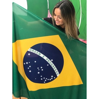 Bandeira Do Brasil Grande Face Única 1,95m x 0,95m