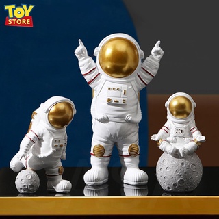 3 Peças / Conjunto Bonecos De Brinquedo Criativo Astronauta
