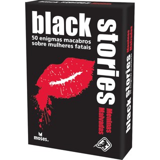 Black Stories: Meninas Malvadas - Jogo de Cartas - Galápagos - Produto Brasileiro