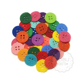 Recorte Botão de Feltro - Tam.1,5cm - 20 ou 50 peças (4)