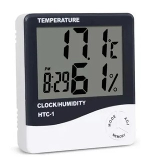 Termo-higrômetro Digital Relógio Temperatura Umidade Ar E10
