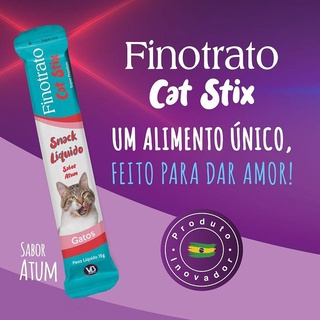 Petisco Cat Stix Atum Sache Liquido 15g Finotrato