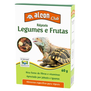 Alcon Club Répteis Jabuti & Iguana Legumes e Frutas. 60gr.