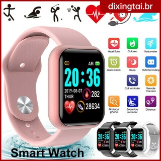Smartwatch relógio smart y68 com tela hd y68 bluetooth smart watch