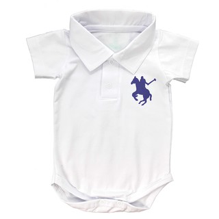 Body Roupa de Bebê Nenê Polo Masculino Liso Diversas Cores Tamanhos do RN ao GG Camisa com Gola, Betty & Loren (1)