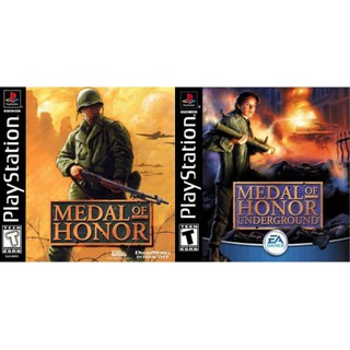 PS1 medal of honor combo 2 jogos
