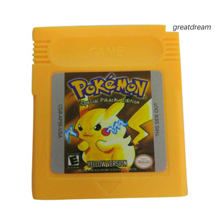 Yxpj_ Cartucho De Cartas De Jogo Para Nintendo Pokemon Gbc Game Boy Color Version Console (5)
