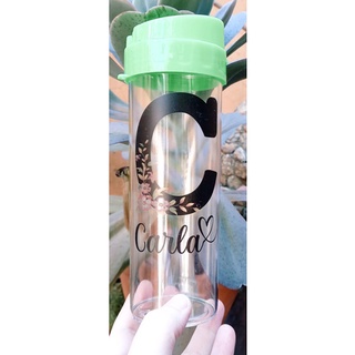 Squeeze Transparente 500ml Personalizada com seu nome ou logomarca Garrafinha de academia garrafinha de água (6)