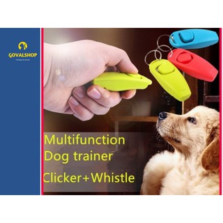 Clicker para Adestramento 2 em 1 para Cachorro - Apito + Botão Clicker
