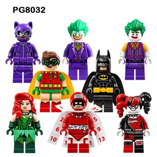 Lego Minifigures DC Comic Super Hero Batman Joker Robin Toys Building Blocks PG8032