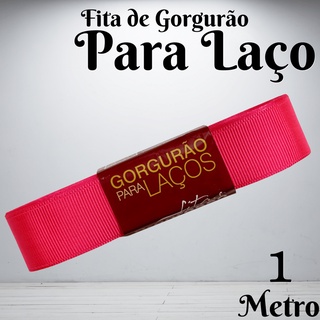 Fita De Gorgurão Para Laço 22mm Progresso | 1 Metro - Rosa Cítrico
