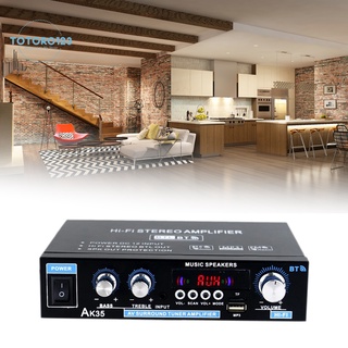 [TTR] AK35 Bluetooth 5.0 Power Amplifier 2.0 Channel LCD Digital Display HiFi Sound Audio Amplificador for Car (1)