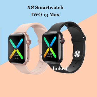2022 Iwo 13 Max X8 Smartwatch Bluetooth Chamada Cronômetro Monitor De Frequ Ncia Aca Cartão Inteligente Relógio Para Homens Mulheres