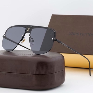 LV marca masculina vintage óculos de sol esportes polarizados uv400 lente acessórios masculino ao ar livre óculos de sol para mulher 2028 (1)