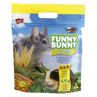 Ração para Roedores Funny Bunny Chinchila 2.5kg