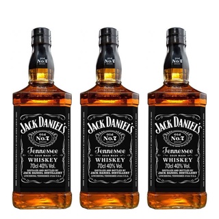 Kit 3 Whisky Jack Daniels Old N° 07 1000ml Jack Daniel's - combo 3 unidades