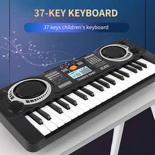 Teclado De Piano Elétrico Infantil J1-37 / Instrumento Musical / Música / Aprendizado / Brinquedo De Aprendizagem
