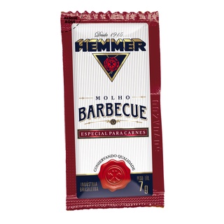 Molho Barbecue Hemmer - Caixa com 190 saches de 7g cada sache