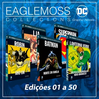 HQs Eaglemoss - DC Comics Graphic Novels - Capa Dura - Divesos Números para escolher