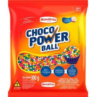 Cereal Colorido Micro Choco Power Ball 300g Mavalério