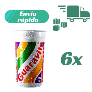 Só Correios / Kit com 6 copos de Guaravita 290ml - Guarana Natural
