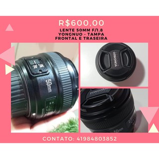 Lente Yongnuo 50mm - Nikon (1)