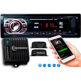 Kit Radio Mp3 Player Sd Usb Bluetooth + Modulo Taramps Ds160