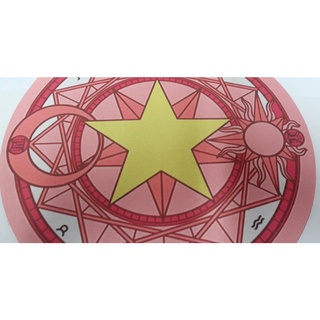 Mouse Pad 22 cm Redondo de Neoprene Personalizado com Mandala Sakura cardcaptor Rosa (6)