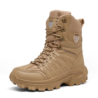 ✺ ♀ 2021 Outono Inverno Ao Ar Livre Botas De Treinamento De Combate Militar Antiderrapante Sapatos De Desporto Masculino Caminhadas Homens Do Exército Deserto
