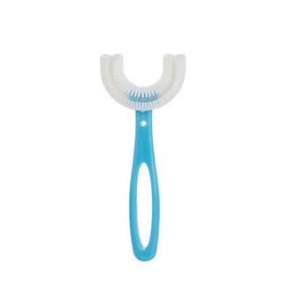 Escova De Dentes De Silicone Flexível Em Formato De U 360 Limpeza Dos Oral Para Crianças