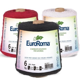 Barbante Euroroma e Bandeirantes Color 6 Fios 1kg