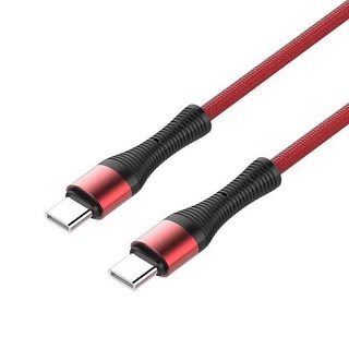 Cabo USB-C X USB-C 1M 3A CB-P160RD Vermelho C3 TECH