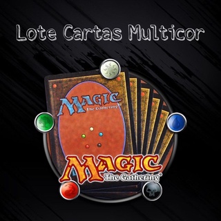 Lote 50 Cartas Multicoloridas - Magic the Gathering (Comuns+Incomuns)
