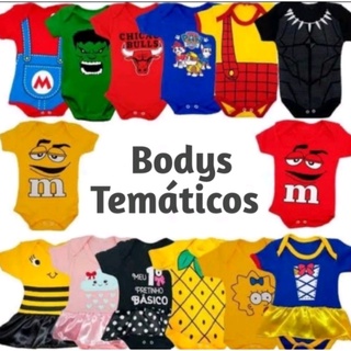 PROMOÇÃO tudo a 10 reais Outlet do Bebê - Conjunto, Body, Bori e Macacão , BODY TEMATICO JARDINEIRA VESTIDO TEMATICO VESTIDO LUXO para Bebê Baby (5)