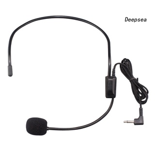 DPS Microfone Headset Com Fio 3,5mm Para Amplificador De Voz