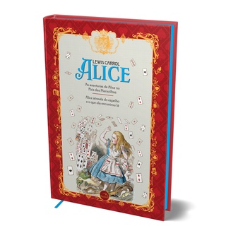 Alice no País das Maravilhas e Alice através do espelho + Pôster + Cards + Bag Personalizada (1)