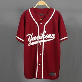 Yankees Camiseta De Beisebol Maroon Menina/Menino
