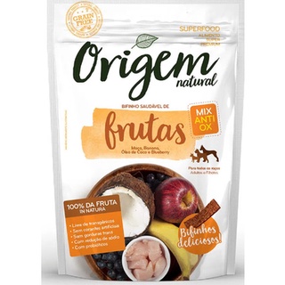 Bifinho Origem Natural Sabores: Mix de Frutas, Cordeiro, Bioativo e Mix de Vegetais Cães - 300g