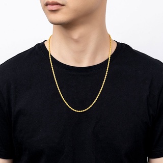 Colar masculino / colar longo colar de ouro simples de luxo masculino