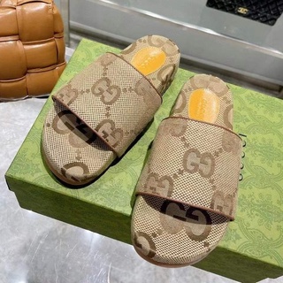 gucci 2022 Chinelo Unissex Leve Confortável Antiderrapante Para Masculino E Mulheres(with box) (1)